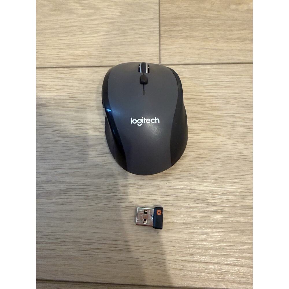 Logitech M705 Wireless Laser Mouse & USB Dongle Receiver Authentic Tested Works